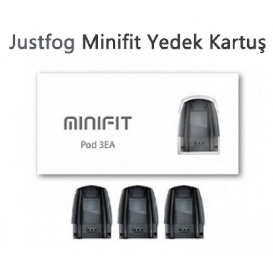 Justfog Minifit Pod Kartuş, Minifit Kartuş, Elektronik Sigara