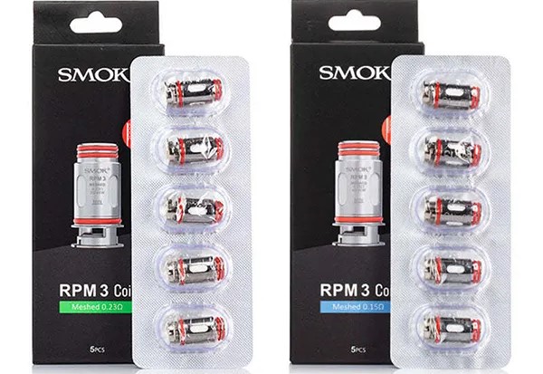 Smok Rpm 3 Coil, Smok Rpm 3 Coil, Smok Nord 5 Coil, Smok RPM 5 Coil Kutu İçeriği