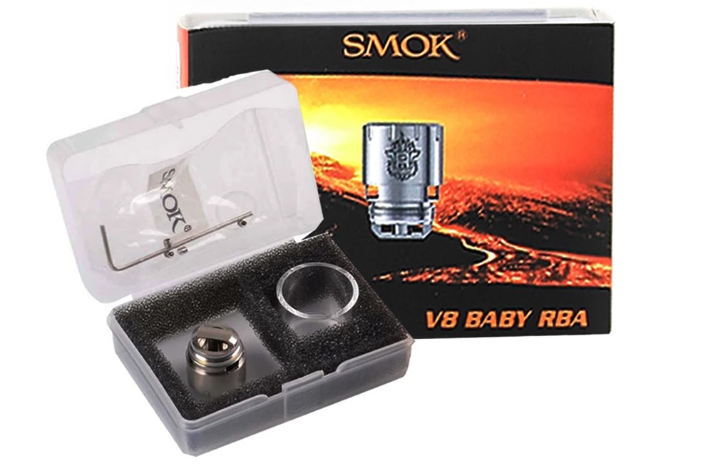Smok TFV8 Baby RBA Coil Kutu İçeriği