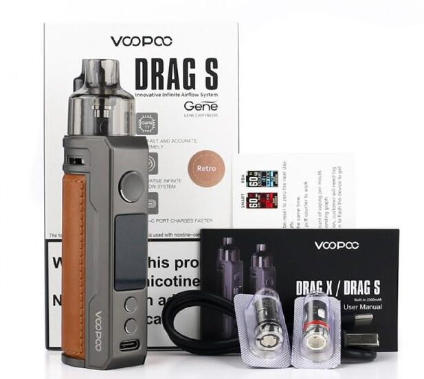 Voopoo Drag S Pod Kit Kutu İçeriği